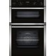 Neff U1ACE2AN3B 59.4cm Built In Electric Double Oven - Stainless Steel