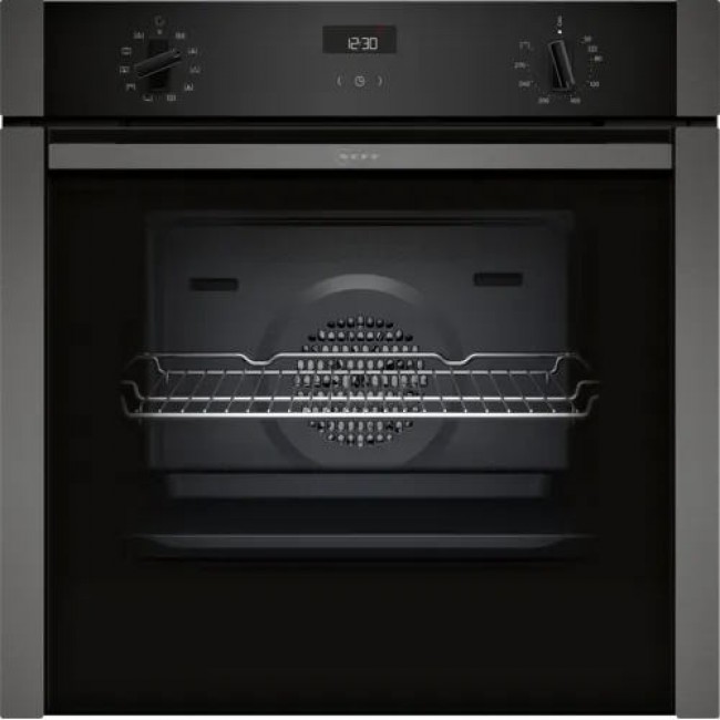 Neff B3ACE4AG3B 59.4cm Built In Electric Single Oven - Graphite Grey++2Yr Warranty++ Neff B3ACE4AG3B 59.4cm Built In Electric Single Oven - Graphite Grey++2Yr Warranty++