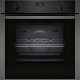 Neff B3ACE4HG0B 59.4cm Built In Electric Single Oven - Black with Graphite Trim