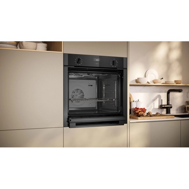 Neff B54CR31G0B 59.6cm Built In Electric Single Oven - Graphite Grey++2Yr Grtee ++ Neff B54CR31G0B 59.6cm Built In Electric Single Oven - Graphite Grey++2Yr Grtee ++