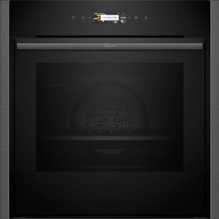 Neff B54CR71G0B 60cm Slide and Hide Built In Electric Single Oven-- Graphite