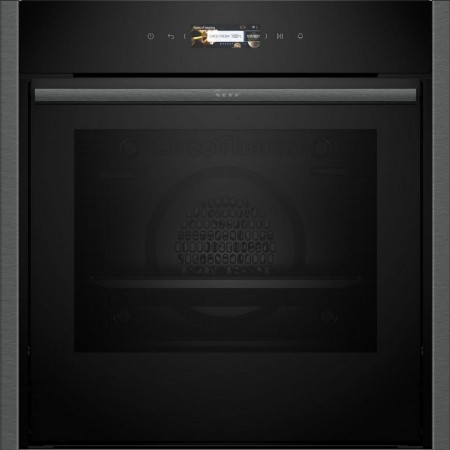 Neff B54CR71G0B 60cm Slide and Hide Built In Electric Single Oven-- Graphite