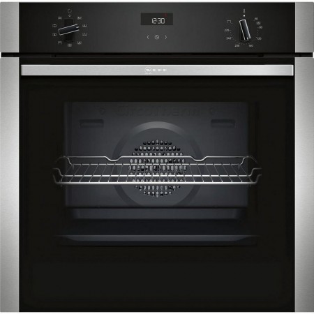 NEFF B1ACE4HN0B Electric  Single Oven - BLACK/STEEL - A Energy Rated 2 Year Warranty