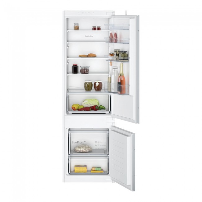 N 30 Built-in fridge-freezer with freezer at bottom 177.2 x 54.1 cm sliding hinge