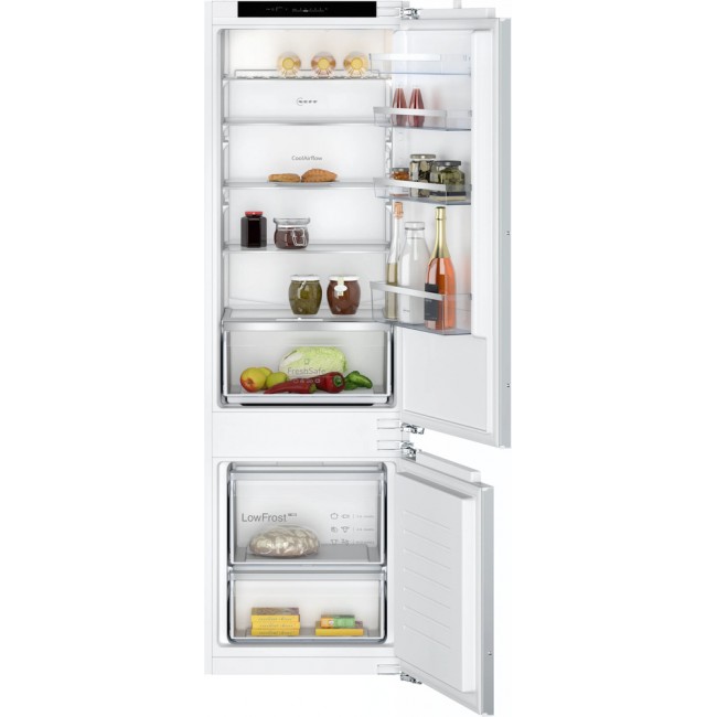 N 50 Built-in fridge-freezer with freezer at bottom 177.2 x 54.1 cm flat hinge