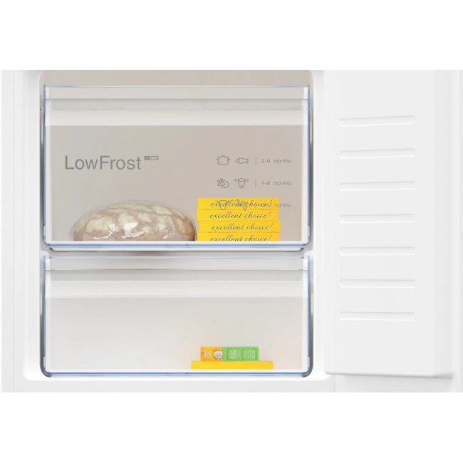 N 50 Built-in fridge-freezer with freezer at bottom 177.2 x 54.1 cm flat hinge