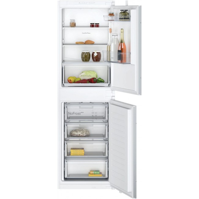 N 30 Built-in fridge-freezer with freezer at bottom 177.2 x 54.1 cm sliding hinge