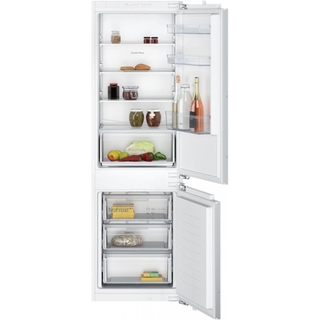 N 30 Built-in fridge-freezer with freezer at bottom 177.2 x 54.1 cm flat hinge