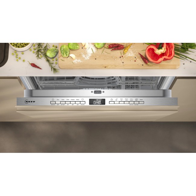 N 50 Fully-integrated dishwasher 60 cm Variable hinge