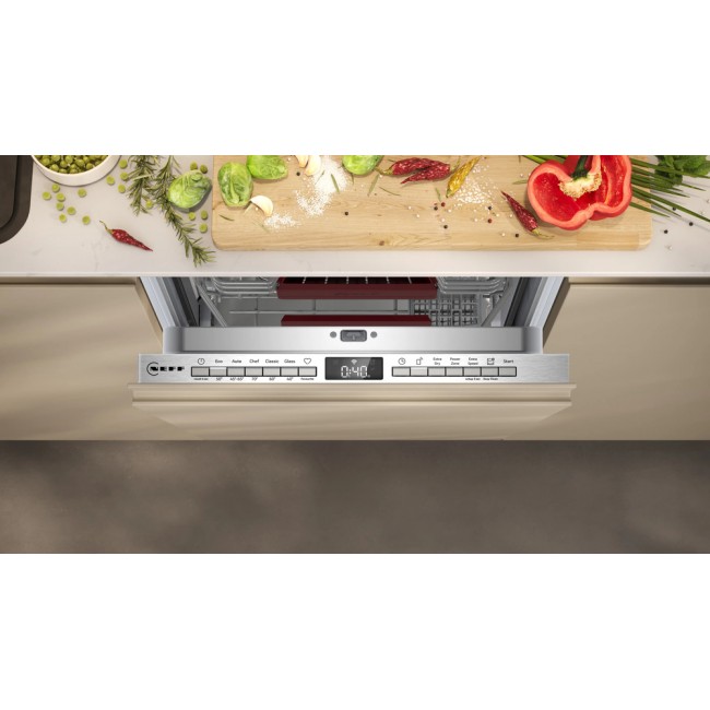 N 50 Fully-integrated dishwasher 45 cm Variable hinge