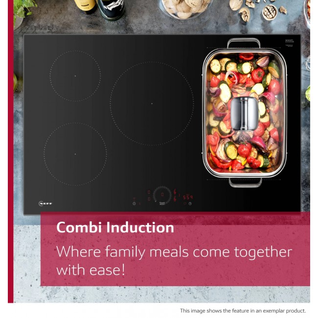 N 70 Induction hob 80 cm flush mount