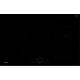 N 70 Induction hob 80 cm surface mount without frame