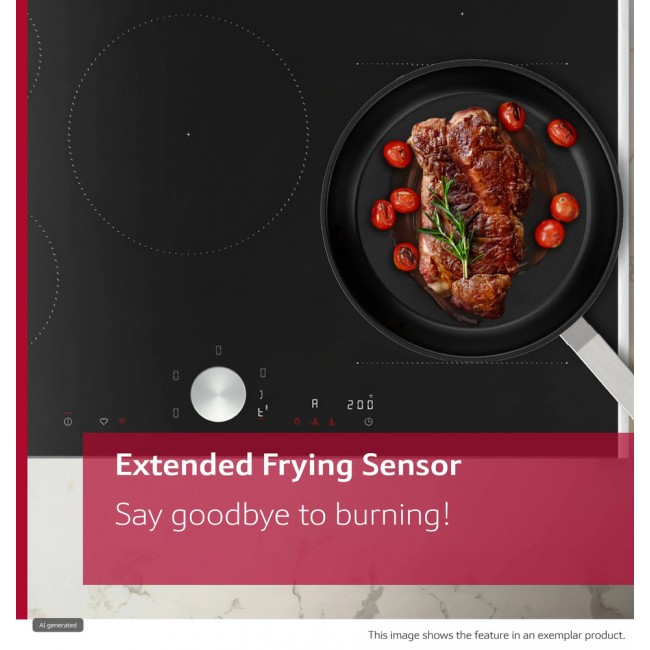 N 90 Induction hob 90 cm surface mount without frame