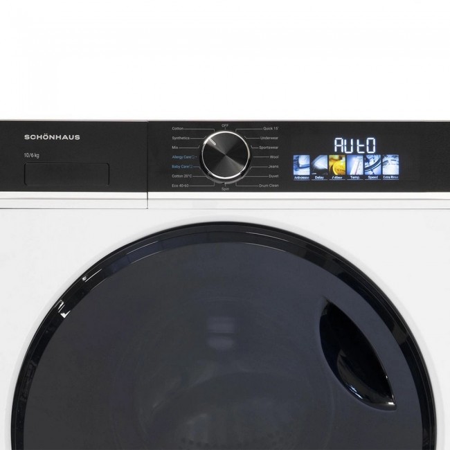 Schonhaus WDSF0110614AW 10kg/6kg Washer Dryer++5yr warranty++ Schonhaus WDSF0110614AW 10kg/6kg Washer Dryer++5yr warranty++