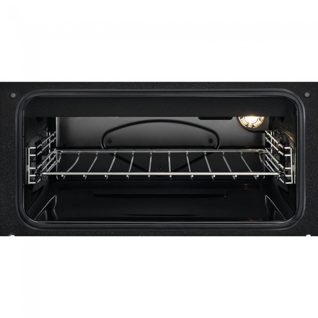 Zanussi ZCV66078XA 60cm Electric Double Oven with Ceramic Hob - Stainless Steel