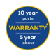 Haier X5 Plus HW90BP14357AETUK 9kg, 1400 Spin Washing Machine - White